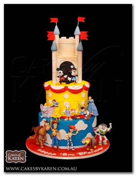 Disney Birthday Cake