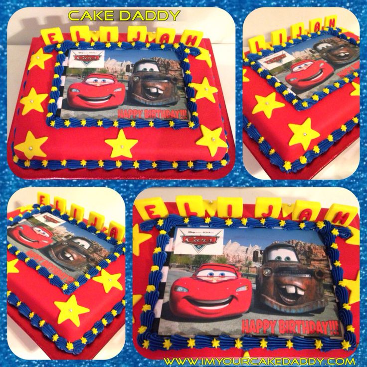 Disney Cars Sheet Cake