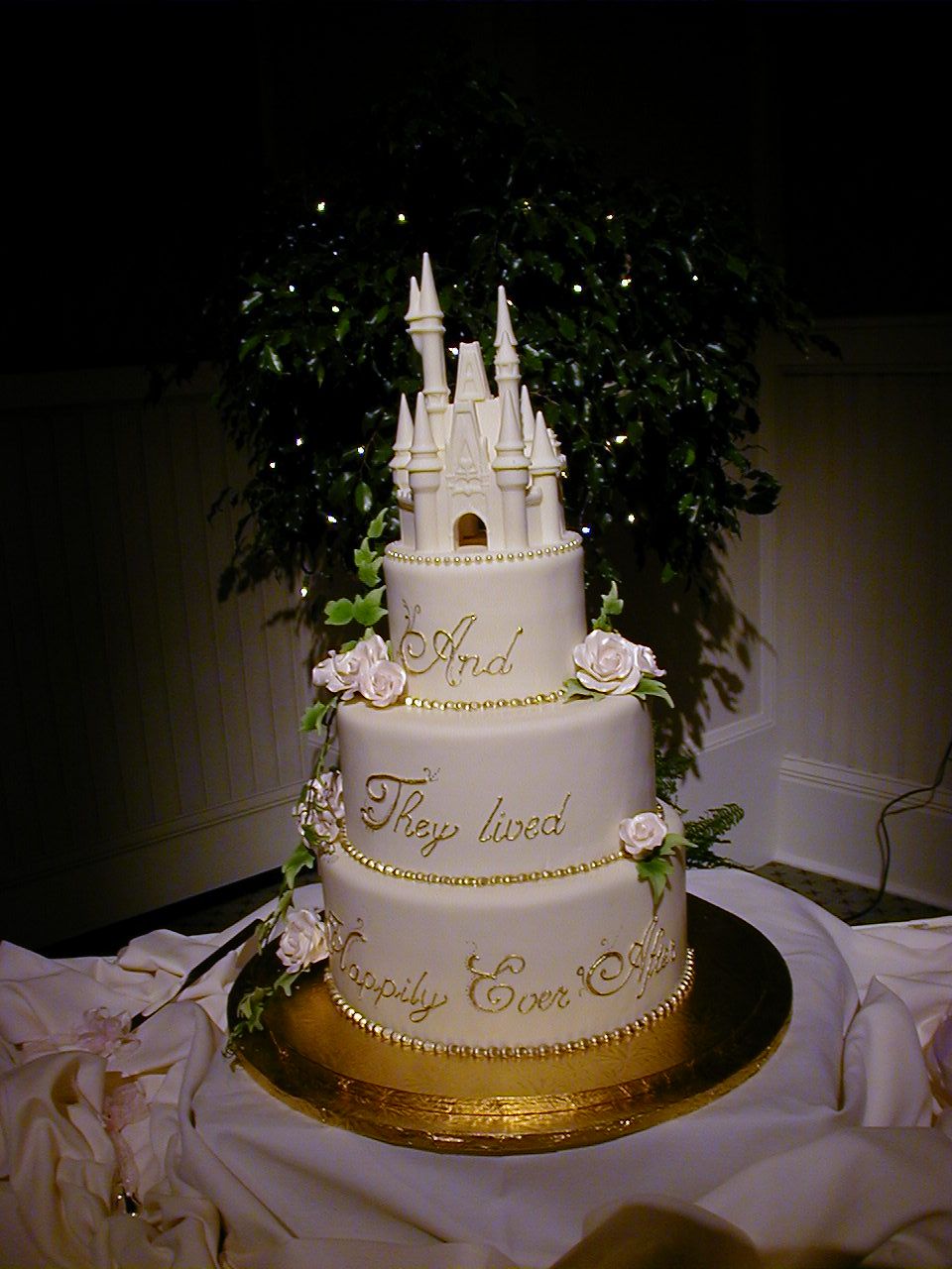 Disney Castle Wedding Cake Topper