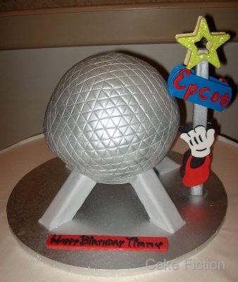 Disney Epcot Cake