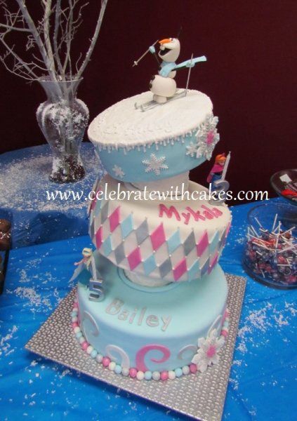 Disney Frozen Birthday Cake