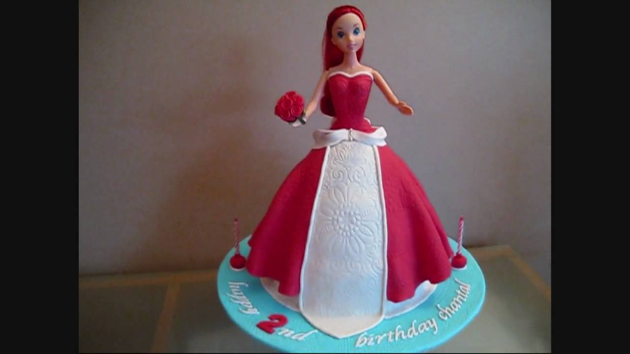 Disney Princess Ariel Doll Cake