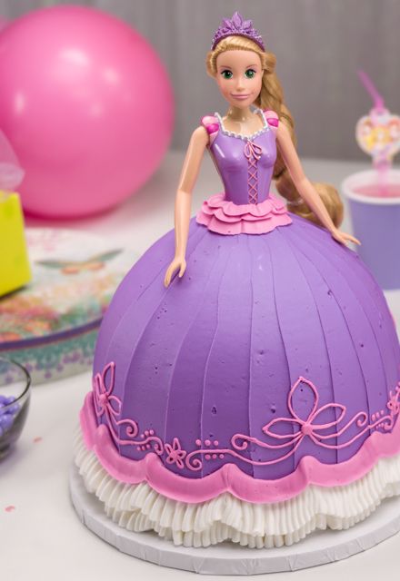 Disney Princess Barbie Doll Cakes