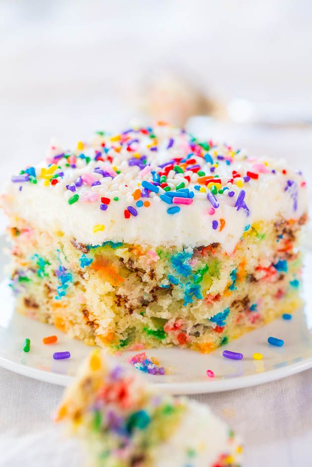 Easy Homemade Funfetti Cake