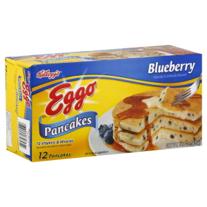 Eggo Blueberry Pancakes