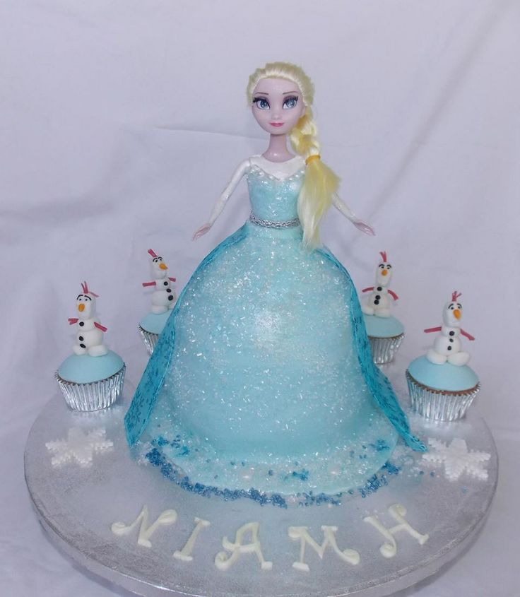 Elsa Princess Doll Cake