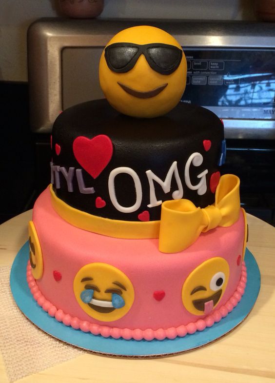 Emoji Birthday Cake Ideas