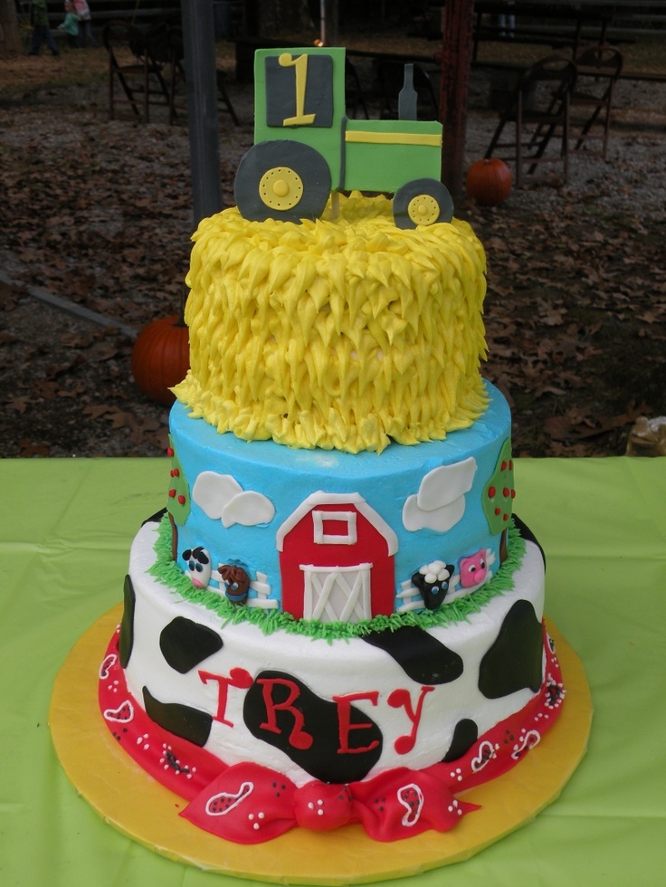 Farm Birthday Cake Ideas