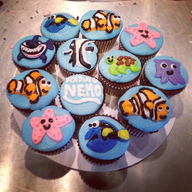 Finding Nemo Cupcakes