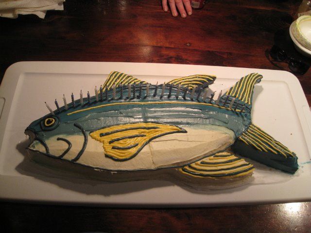 Fishing Birthday Cake