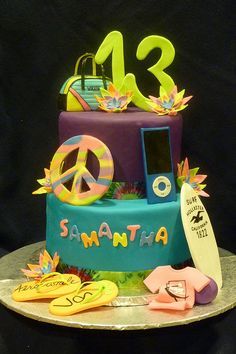 Girls 13th Birthday Cake Ideas