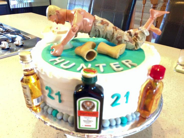 Guys 21st Birthday Cake