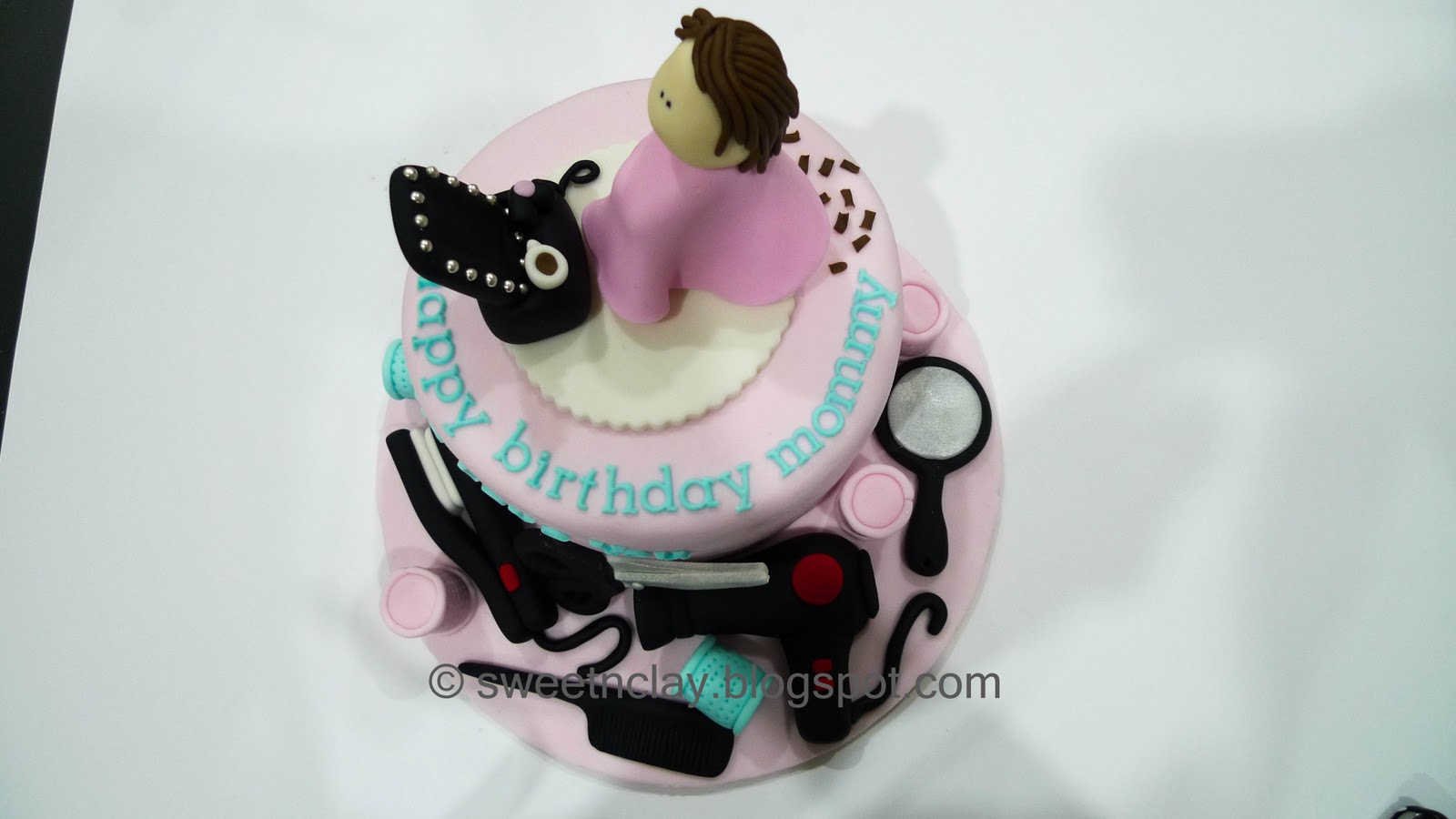 Hair Stylist Happy Birthday Cake