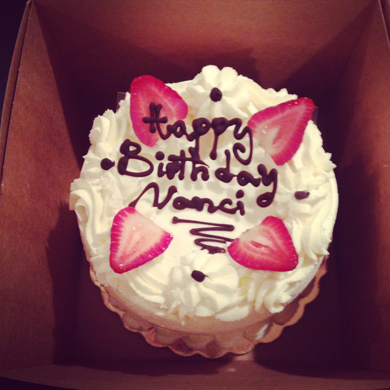 Happy Birthday Nancy Cake