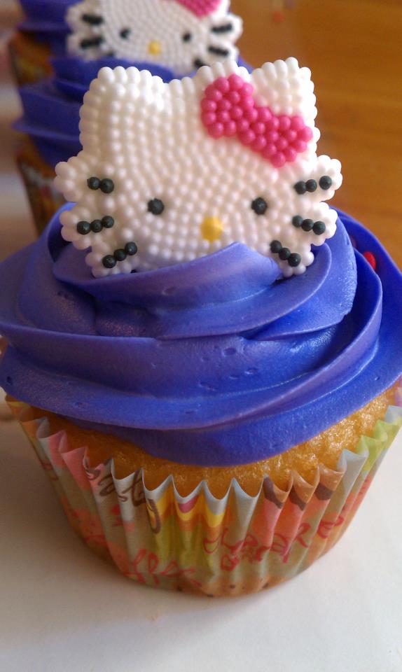 Hello Kitty Cupcake Birthday Cakes 5 Years Old