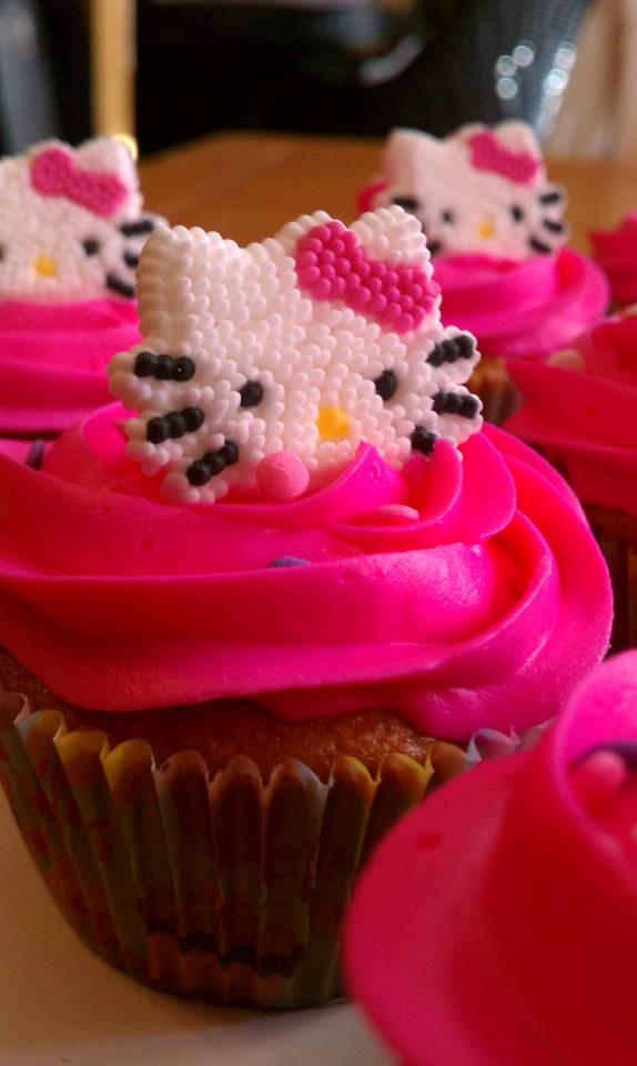 Hello Kitty Cupcake Birthday Cakes 5 Years Old