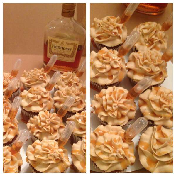 Hennessy Chocolate Cupcakes