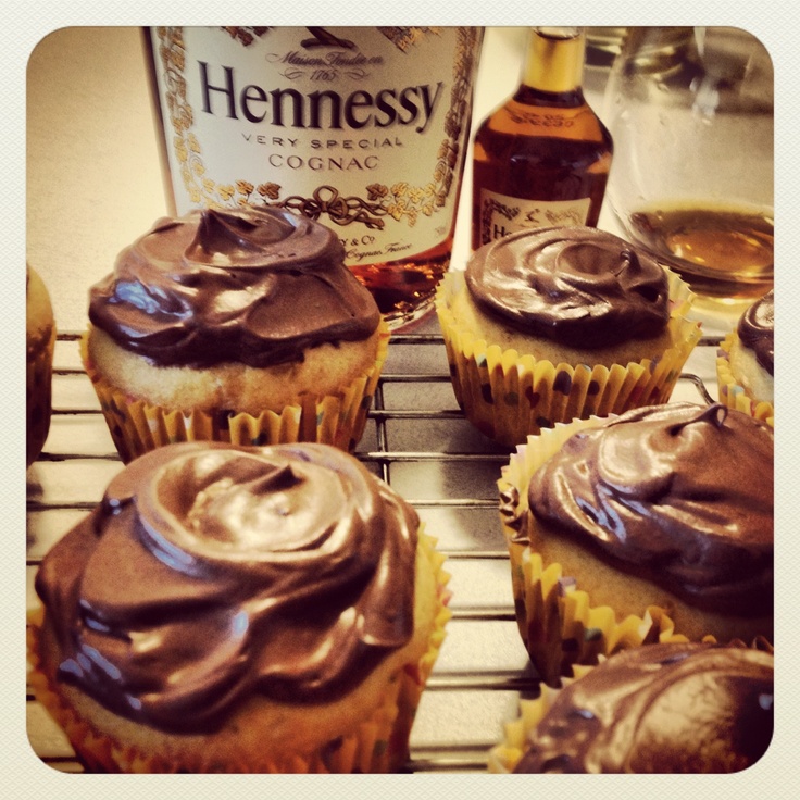 Hennessy Flavored Cupcakes