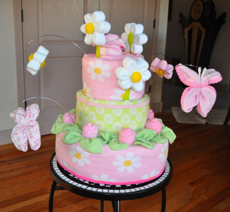 How to Make Diaper Cakes Step by Step