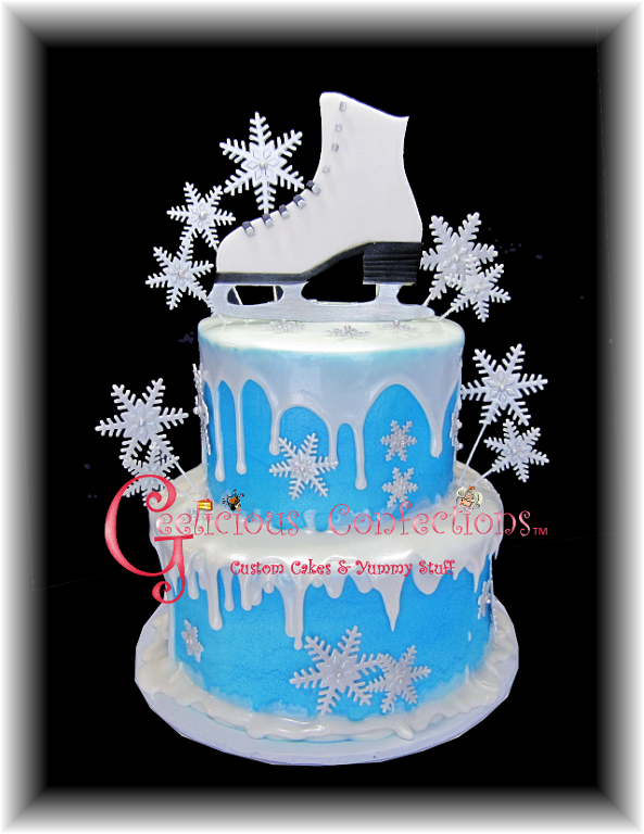 Ice Skating Birthday Cake Ideas