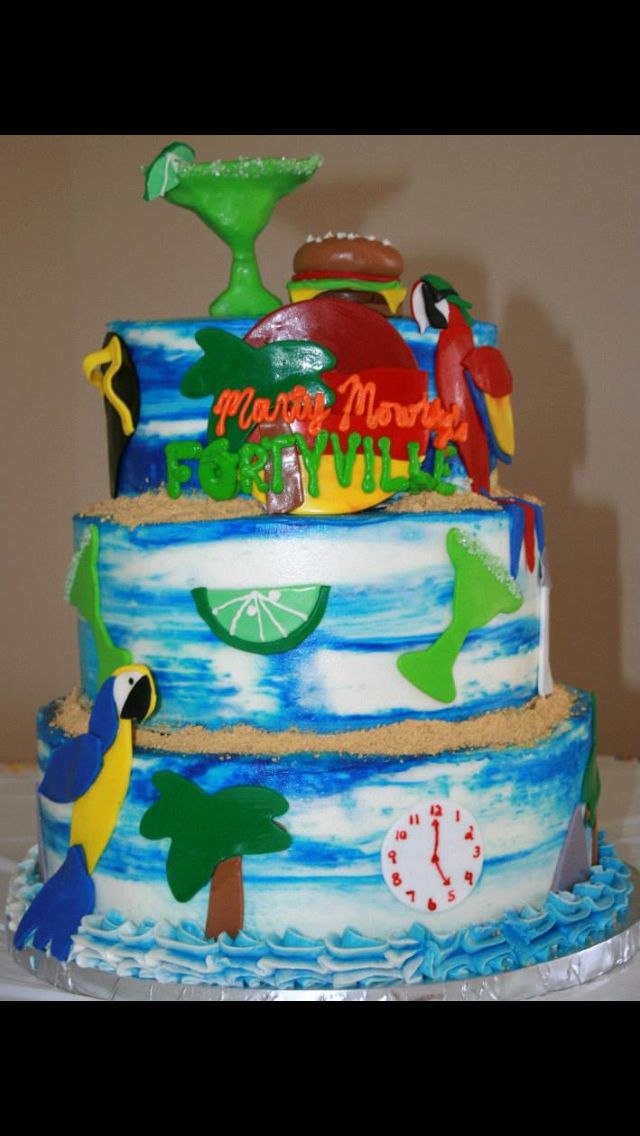 Jimmy Buffet Birthday Cake