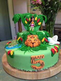 Katy Perry Roar Birthday Cake