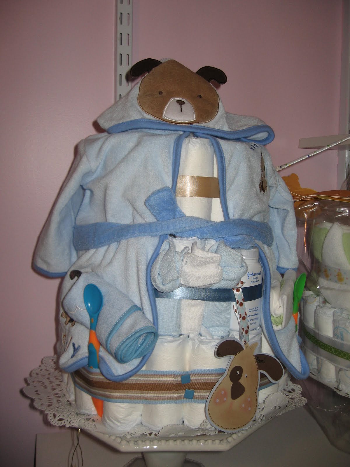 Large Diaper Cake Boy