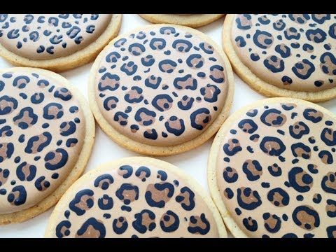 Leopard Print Cookies