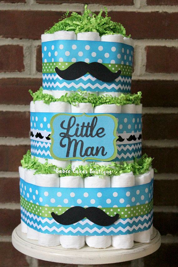 12 Photos of Mustache With Hat And Diaper Cakes