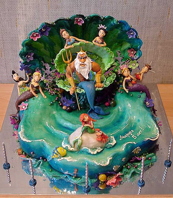 Little Mermaid Cake