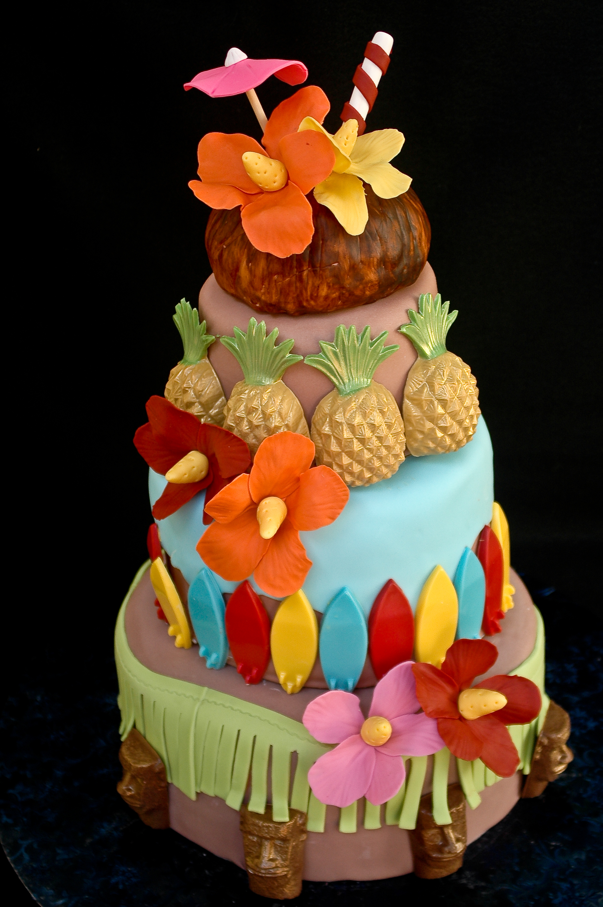 Luau Tropical Cake