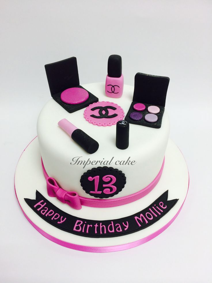 Makeup Birthday Cake Ideas