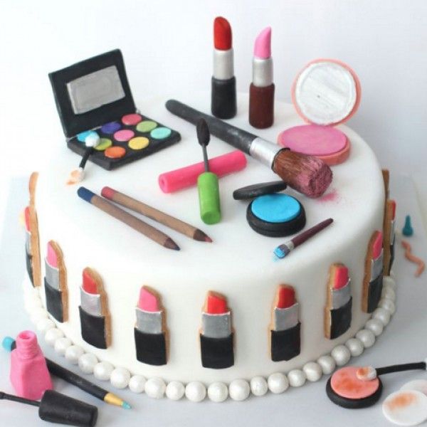 Makeup Birthday Cake Ideas