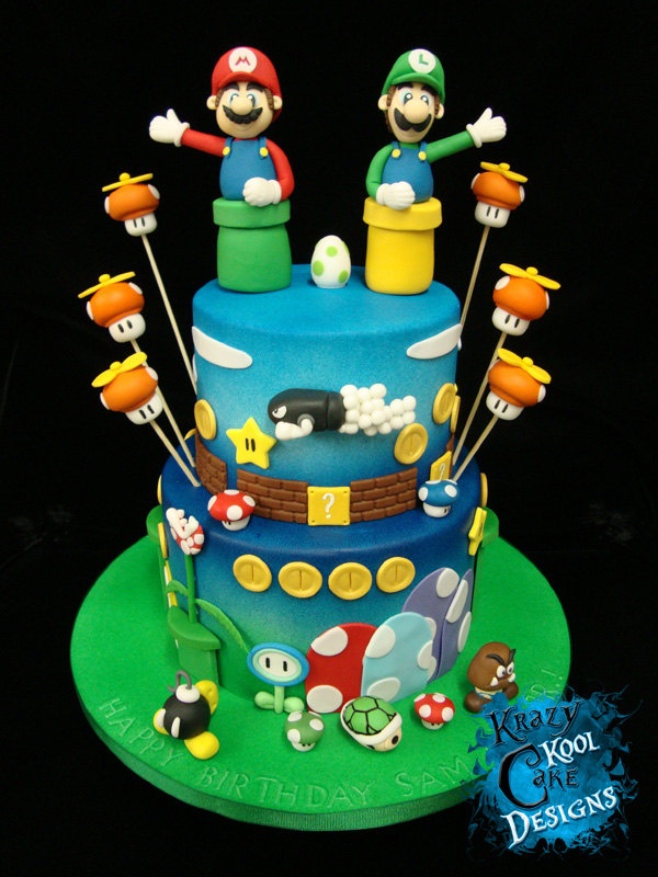 13 Cakes Mario Y Luigi Photo Mario And Luigi Cake Mario And Luigi Birthday Cake Ideas And Mario And Luigi Birthday Cake Snackncake