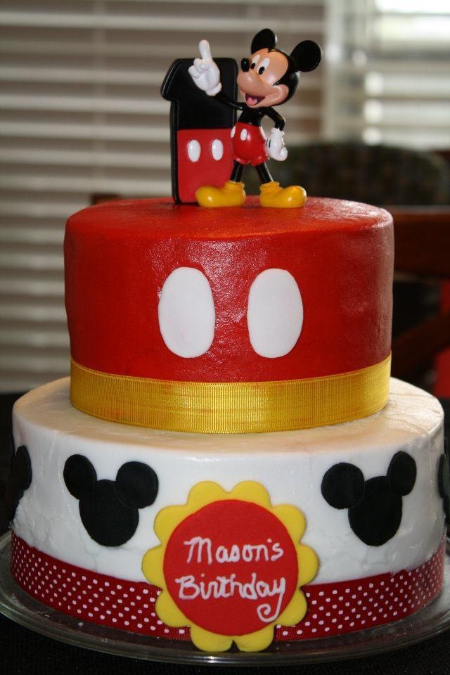 Mickey Mouse 1st Birthday Cake