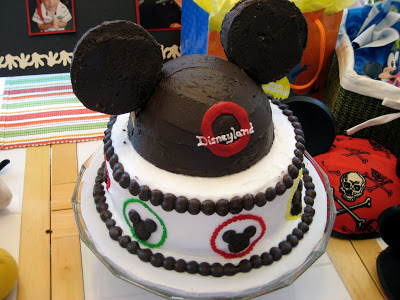 Mickey Mouse Ears Birthday Cake