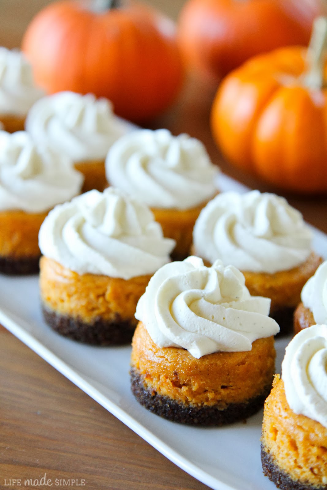 Mini Pumpkin Cheesecakes Recipe