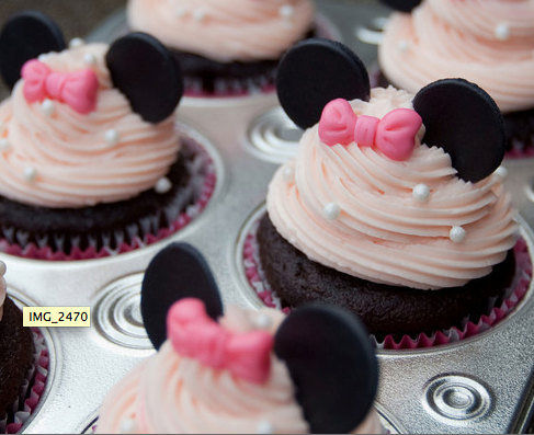 10 Photos of Minnie Mouse Cupcakes Birthday Decorations