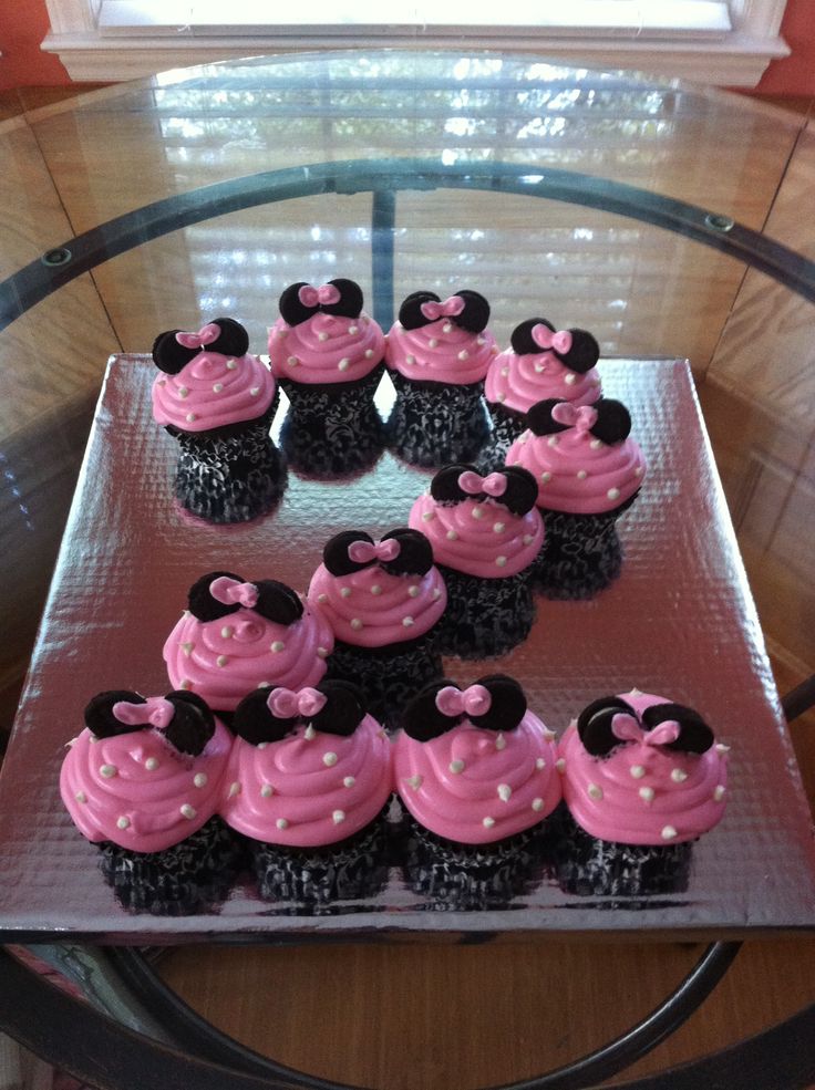 Minnie Mouse Cupcake Ideas