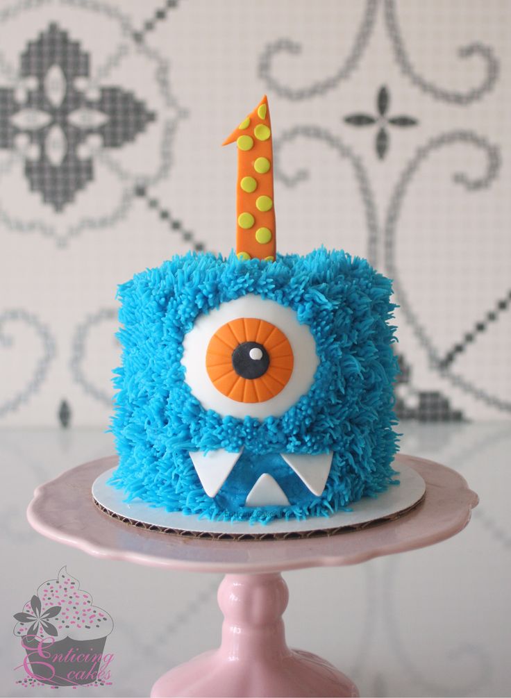 Monster Birthday Boy Smash Cake