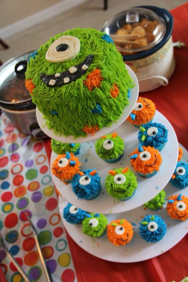 Monster First Birthday Smash Cake