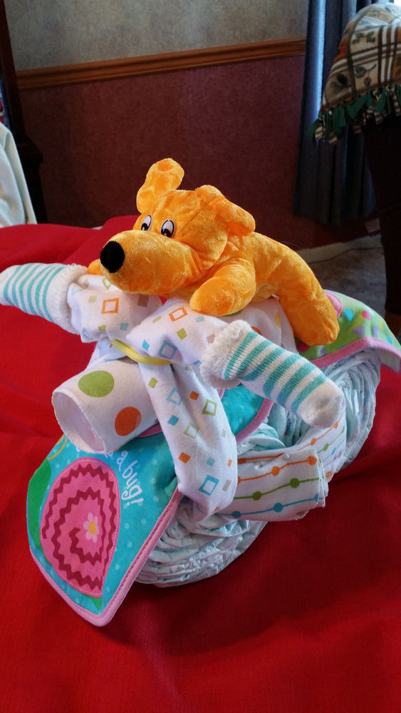 Motorcycle Diaper Cake