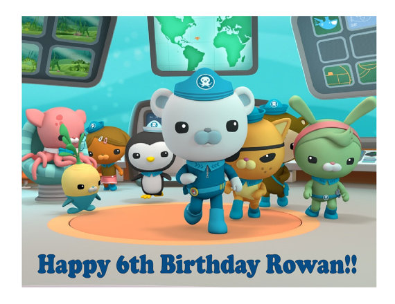 Octonauts Edible Cake Toppers