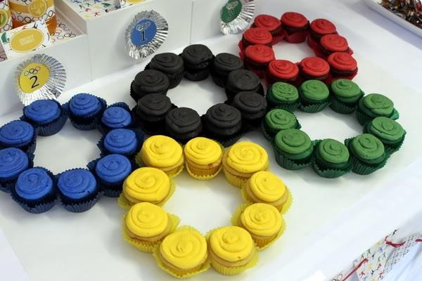 12 Photos of Olympic Birthday Cupcakes