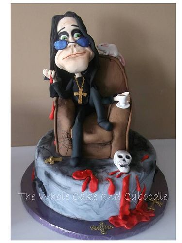 Ozzy Osbourne Birthday Cake