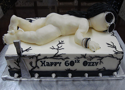 Ozzy Osbourne Birthday Cake