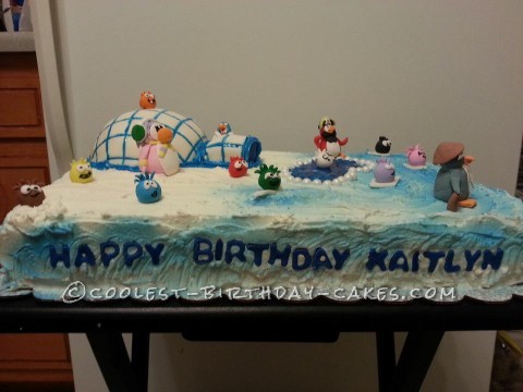 Pin Coolest Club Penguin Cake For A 9 Year Old Girl Birthday