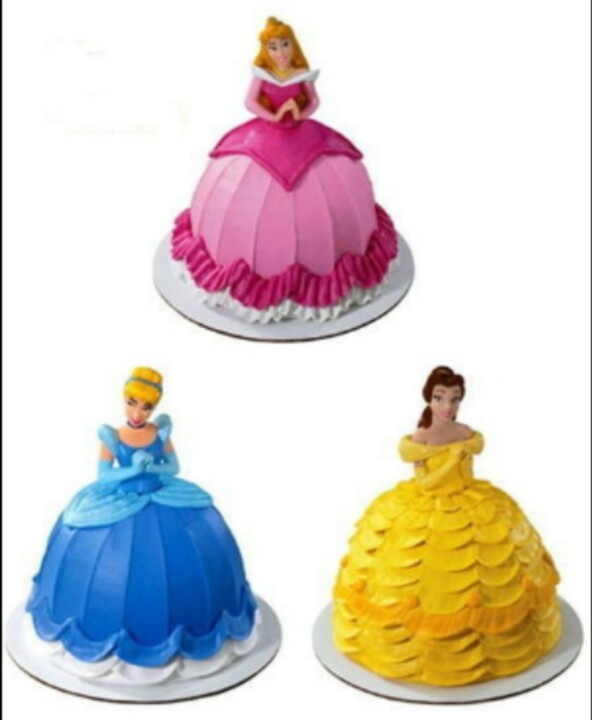 8 Photos of Disney Princess Doll Birthday Cakes