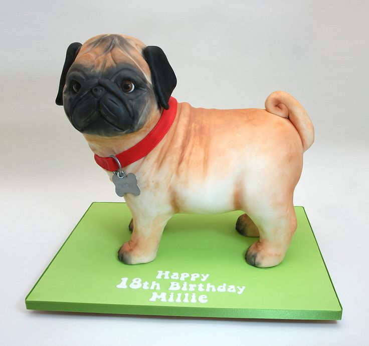 Pug Birthday Cake Ideas