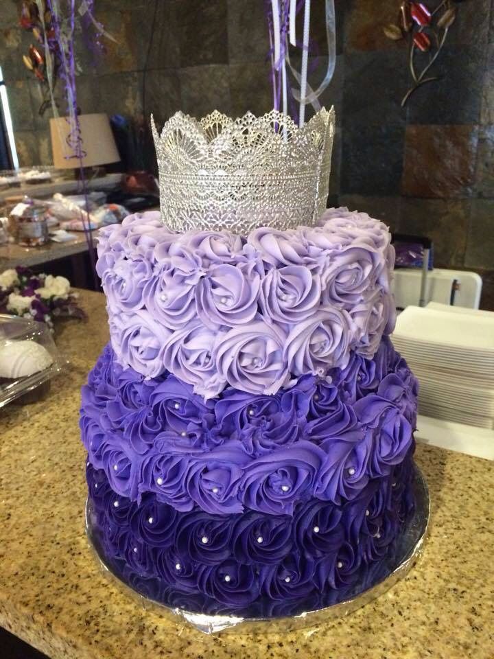 Purple Birthday Cake Ideas